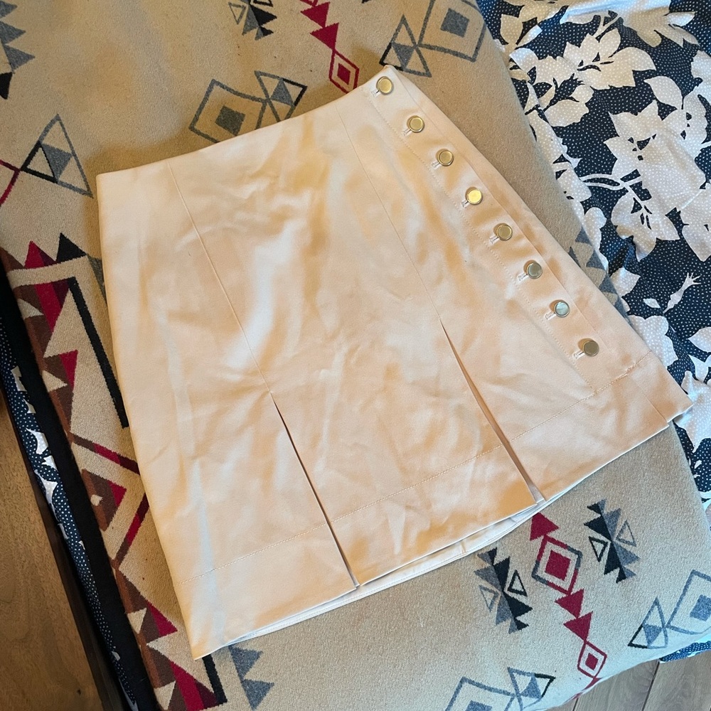 Loft pink/nude skirt